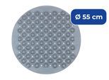 Duschmatte MAXIMEX "Massage", grau, H:15mm, Badematten, Duschmatte, BxL: 55 x 55 cm