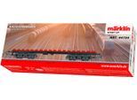 Güterwagen MÄRKLIN "Märklin Start up - Bausteinwagen - 44734", rot, Modelleisenbahn-Fahrzeuge, KinderB:3,5cm H:5cm L:16cm, Kunststoff, Metall, Güterwagen, Made in Europe, B:3,5cm H:5cm L:16cm