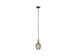 PAULMANN Pendelleuchte "Ravi IP44 max 1x60W 230V Metall", gold (schwarz, goldfarben), Ø 8cm H: 150cm, 1 Stk., Leuchten, E27, Pendelleuchte