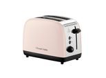 RUSSELL HOBBS Toaster "Colours Plus+ Jasmine 26930-56", jasmin, B:15,6cm H:23,3cm T:28,4cm, Toaster, 2 extra breite Toastschlitze, Brötchenaufsatz, 6 Bräunungsstufen, Toaster