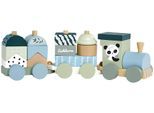 Spielzeug-Zug EICHHORN, bunt, Spielzeugfahrzeuge, Kinder, Holz, Spielzeug-Zug, aus Holz