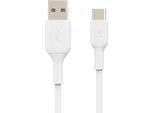 BELKIN USB-Kabel "USB-C/USB-A Kabel PVC, 2m", weiß, 200cmcm, Kabel, USB-Kabel