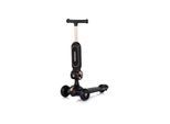 Chipolino Kinderroller Bloomi 2 in 1 Laufrad Sitz PU-Räder Lichteffekte Bremse schwarz