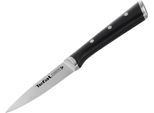 Schälmesser TEFAL "Ice Force", schwarz, edelstahl, Klingenlänge 9cm, Edelstahl, Kunststoff, Kochmesser, Schälmesser, 9 cm, Eishärtungstechnologie, Klinge aus deutschem Edelstahl