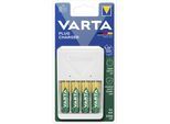 VARTA Batterie-Ladegerät "Plug Charger", weiß, B:7,35cm H:11,6cm T:6,55cm, Ladegeräte, Batterie-Ladegerät