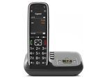 Gigaset E720A Schnurloses Telefon mit Anrufbeantworter schwarz