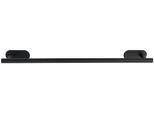 Handtuchstange WENKO "Orea", schwarz, B:60cm H:4,5cm T:7cm, Edelstahl, Handtuchhalter, Handtuchstange, Turbo-Loc