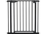 Türschutzgitter FILLIKID "Autoclose", Baby, Gr. B/H/T: 70cm x 76cm, schwarz, Metall, Schutzgitter Türschutzgitter