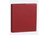 Quo Vadis Agenda Executif 2027, 16x16 cm, Rot, Kunstleder, Clairefontaine-Papier, Nachfüllbar, PEFC 70%