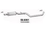 ASSO Mittelschalldämpfer 586061 für VW