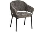 Livetastic , Anthrazit , Holz, Metall, Textil , Pappel , Sperrholz , 60x80x62 cm , Esszimmer, Esszimmerstühle, Polsterstühle