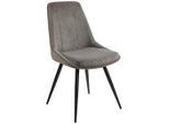 Livetastic , Grau , Holz, Metall, Textil , Pappel , Sperrholz , 49x88x59 cm ,