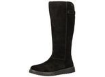 Stiefel LEGERO "Legero Stiefel Veloursleder", Damen, Gr. 39, schwarz, Veloursleder, Schuhe Stiefel