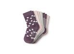 Kurzsocken SCHIESSER "Socken Legwear Kids 5er Pack", Kinder, Gr. 23-26, lila, Obermaterial: 75% Baumwolle CO. 24% Polyamid PA. 1% Elasthan EL., Socken