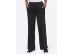 Trainingshose CATAMARAN, Damen, Gr. 24/25, Kurzgrößen, schwarz, 100% Polyester, unifarben, lang, Hosen Trainingshose