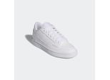 Sneaker ADIDAS SPORTSWEAR "RAPID COURT LOW JUNIOR", Mädchen, Gr. 38, cloud weiß, ftwr weiß, dash grau, Synthetik, Schuhe Sneaker, für Kinder & Jugendliche