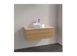 Villeroy und Boch Antao Waschtisch-Unterschrank K20113HN 100x36x50cm, Waschbeckenplattenfarbe botticino, honey oak