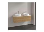 Villeroy und Boch Antao Waschtisch-Unterschrank L35113HN mit Beleuchtung, 1 Auszug, 1200 x 360 x 500 mm, Front mit Struktur, Honey Oak / Botticino