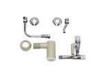 Vaillant uniSTOR Sicherheitsgruppe 0020174068 mit Rohrgarnitur R 1/2, Unterputz, unter 6 bar, mit Ablauftrichter