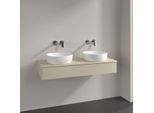 Villeroy und Boch Antao Waschtisch-Unterschrank K13010HJ 120x19x50cm, Waschbeckenplattenfarbe Lack, silk grey matt lacquer