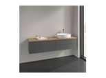 Villeroy und Boch Antao Waschtisch-Unterschrank K27111GK 160x36x50cm, Waschbeckenplattenfarbe honey oak, anthracite matt lacquer