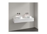 Villeroy und Boch Antao Waschtisch-Unterschrank K13010MT 120x19x50cm, Waschbeckenplattenfarbe Lack, white matt lacquer
