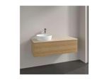 Villeroy und Boch Antao Waschtisch-Unterschrank K33013HN 120x36x50cm, Waschbeckenplattenfarbe botticino, honey oak