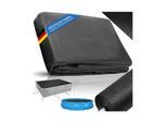 tectake® Pool-Solarfolie, rechteckig und selbstschwimmend, Stärke 200 µm, 400 x 600 cm