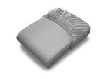 bett1.de BODYGUARD® Spannbettlaken extra hoch 180-200x200 silber