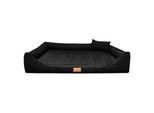 Tierlando HEKTOR ULTRA-STRONG - Orthopädisches Hundebett schwarz 1,6 m, 22 cm, 1,1 m