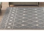 Teppich KAYOOM "Rhombus 325", grau (grau, beige), B:120cm H:10mm L:170cm, Polypropylen (PP), Teppiche, Teppich