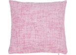 Dekokissen DONE. "Twist", rosa (old rose, meliert), B:45cm H:1cm L:45cm, Polyester, Dekokissen_Sitzkissen_Kissenhüllen, Geflochtene Optik