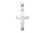 Kettenanhänger ADELIA´S "Kreuzanhänger 925 Silber mit Zirkonia – Silberanhänger Kreuz", silber, Schmuckanhänger, Damen, mit Zirkonia, Silber 925 (Sterlingsilber), Kettenanhänger, Silberanhänger Kreuz