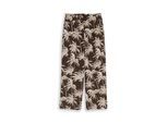 TOM TAILOR DENIM Damen Crinkle Culotte Hose, braun, Gemustert, Gr. M