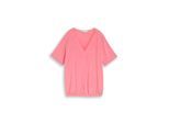 TOM TAILOR Damen Bluse aus Viskose, rosa, Uni, Gr. 36