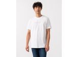 U0002 mit Tonal Milano/New York Logo T-Shirt in Weiß