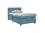 Boxspringbett Dixon Dunkelblau ca. 100x200cm
