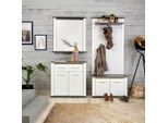 Luca Bessoni , Holzwerkstoff , 1 Schublade(n) Schubladen , 170x200x37.6 cm , Garderobe, Garderoben-Set