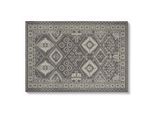 Luca Bessoni , Grau , Textil , Bordüre , rechteckig , 160x230 cm , Oeko-Tex® Standard 100 , für Fußbodenheizung geeignet ,