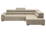 Ecksofa Gremio Rechts Beige