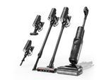 TINECO Nass-Trocken-Sauger "FLOOR ONE Switch S7 Stretch Premium, mit 85Grad Heißluft-Trocknung", schwarz, B:26cm H:110cm T:22cm, Mehrzwecksauger, für Tierhaare & Allergiker, Teppich & Hartboden, Topseller