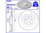 DELPHI Bremsscheibe bg9341c 350mm 25mm für Ford ASIA & OCEANIA