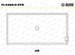 GLYCO Pleuellager 7143856std für Iveco