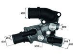 MAHLE Thermostat, Kühlmittel ti12080d für Fiat