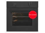 EXQUISIT Einbaubackofen "EBE367-U-120 mattschwarz", Energieeffizienz: A, schwarz, B:59,5cm H:59,5cm T:57,5cm, Backöfen, Perfekt für den Alltag – einfach backen, grillen & Aufläufe genießen, Einbaubackofen