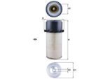 MAHLE Luftfilter lx649 Filtereinsatz 317,7mm für Iveco Ford GMC Fiat LAMBORGHINI