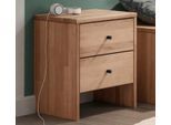 Kommode HOME AFFAIRE "Dura", braun (buche), B:50cm H:56cm T:35cm, Massivholz, Sideboards, Kommode, aus FSC-zertifiziertem Massivholz, Breite 50 cm
