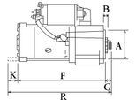 HC-CARGO Starter f032113964 für MITSUBISHI NISSAN