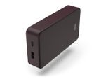 HAMA Powerbank "Powerbank 20000mAh, 2 Ausgänge: USB-C, USB-A", lila, 20.000mAh, Akkumulatoren, Powerbank