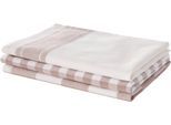 Geschirrtuch OTTO HOME "Ravven", beige (taupe), B:50cm L:70cm, 100% Baumwolle, Geschirrtücher, Geschirrtuch, 100 % Baumwolle, 70 × 50 cm, 3er-Set, Farbauswahl, Karo, Streifen
